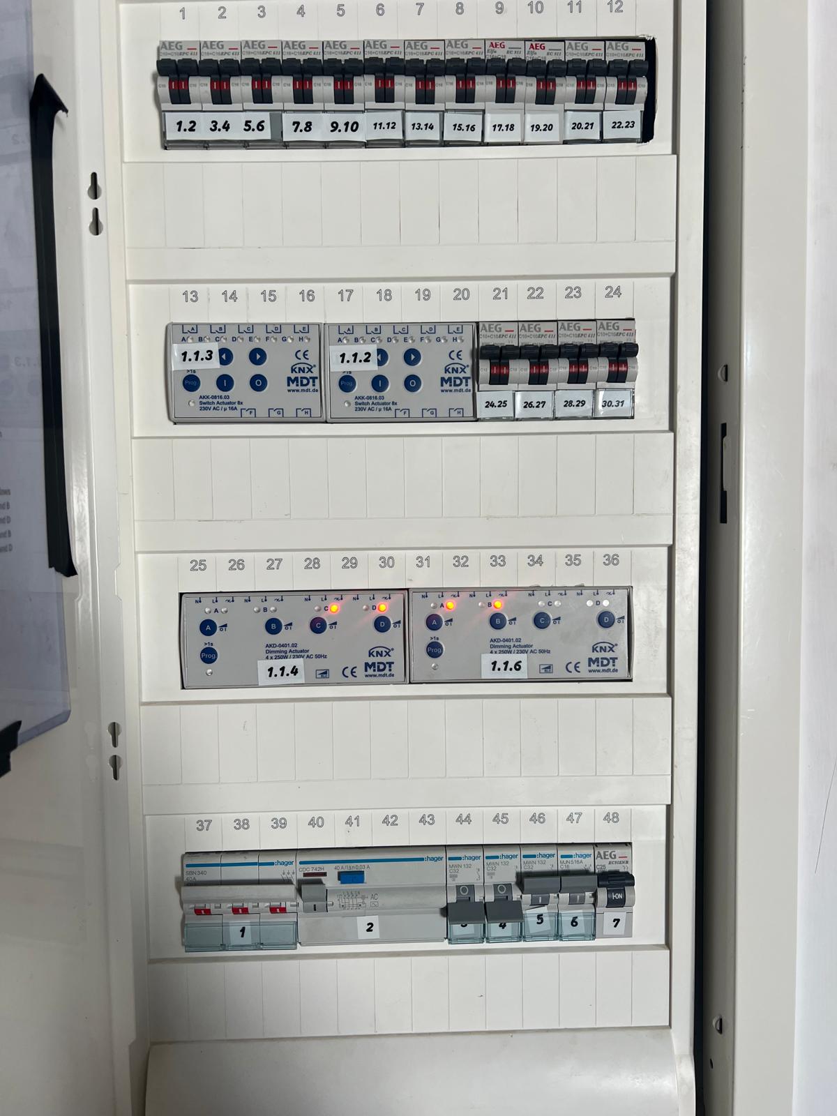 Πίνακας KNX MDT AEG